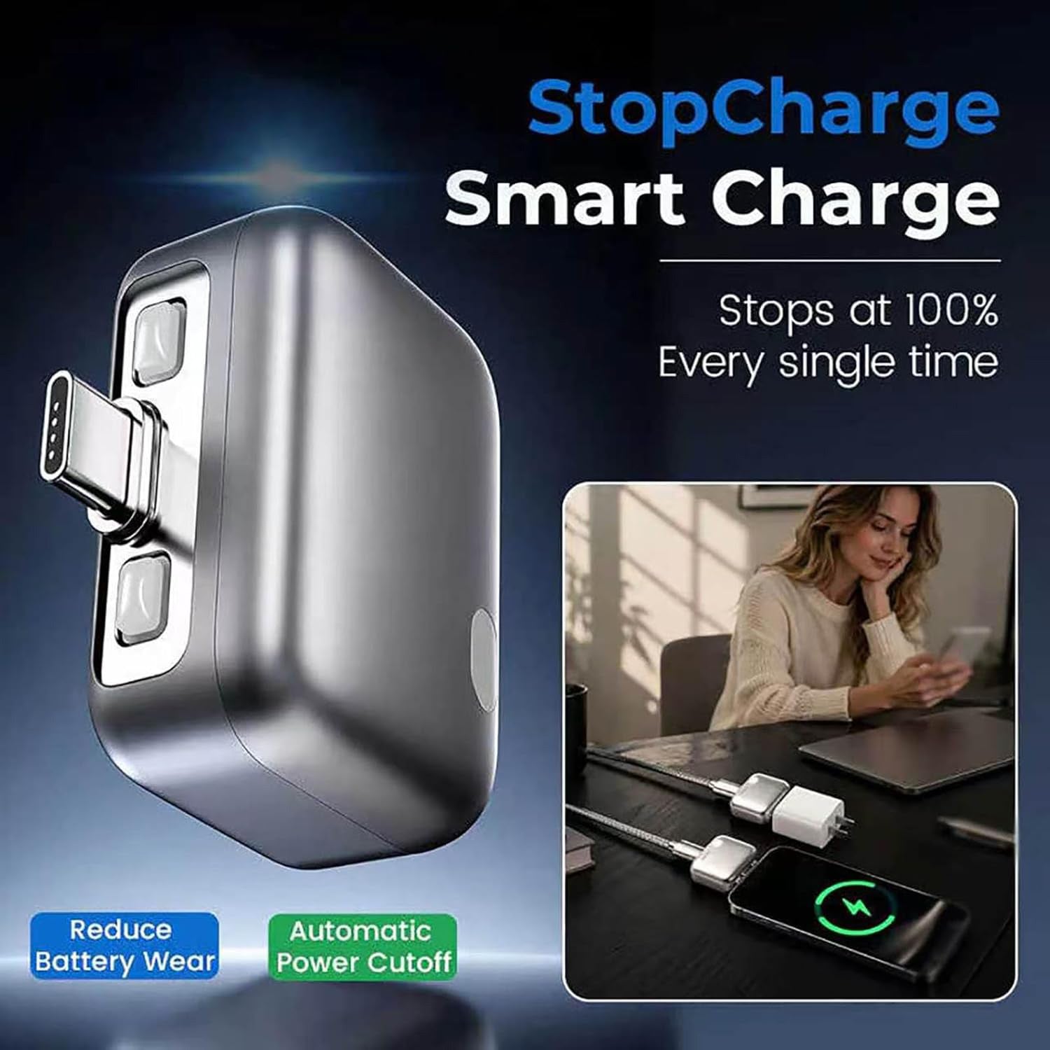 Smart Charger Adapter Auto Power Disconnector Guard Every Mobile